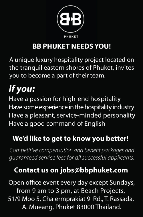 BB PHUKET ИЩЕТ СОТРУДНИКА