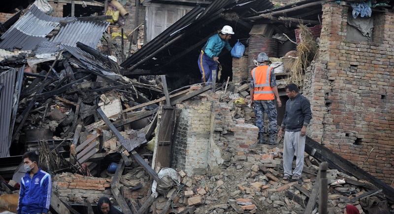 Новое землетрясение произошло в Непале