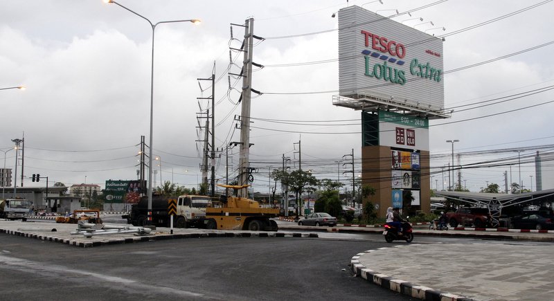 В районе Tesco Lotus отключено электричество