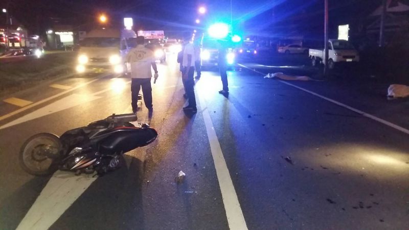 Два человека погибли в мотоциклетной аварии на Bypass Rd