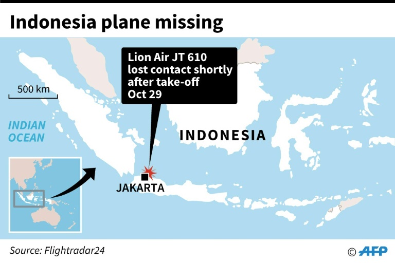 Самолет Lion Air упал в море у побережья Явы