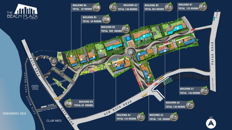 Комплексу Beach Plaza у пляжа Ката дали зеленый свет