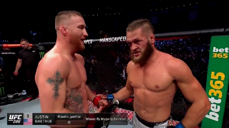 Физиев проиграл по очкам Гэтжи на UFC 286