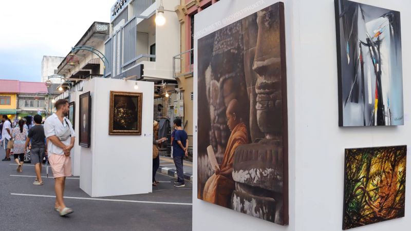 Воскресная «Улица искусства» дебютировала в Пхукет-Тауне