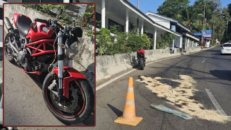 Мотоциклист на Ducati разбился в Патонге