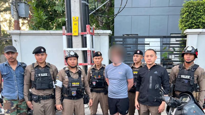 Иностранец с кетамином был арестован в Камале дорожной полицией. Фото: Kamala Police