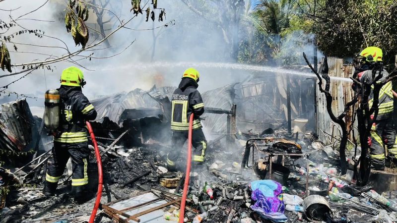 Пожар  жилой застройке произошел в Вичите