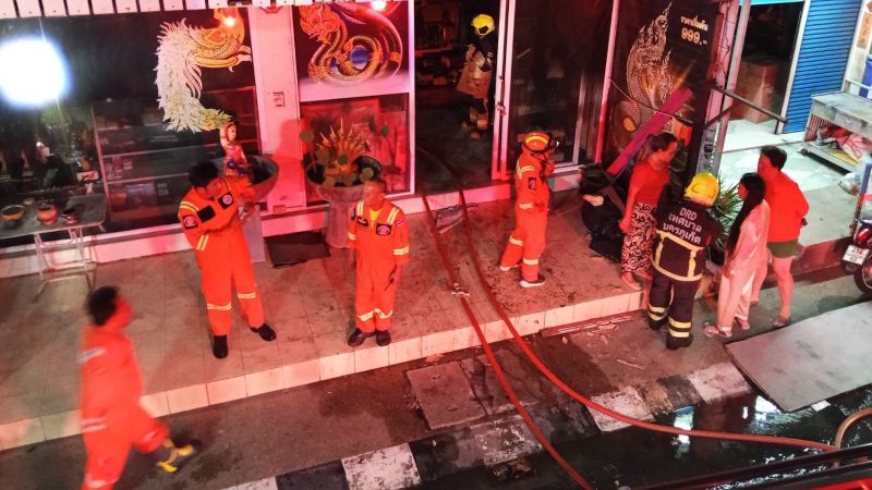 Пожар произошёл в магазине амулетов в центре Старого города