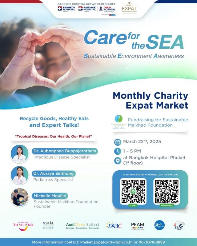 Care for the SEA: Ежемесячная благотворительная ярмарка для экспатов