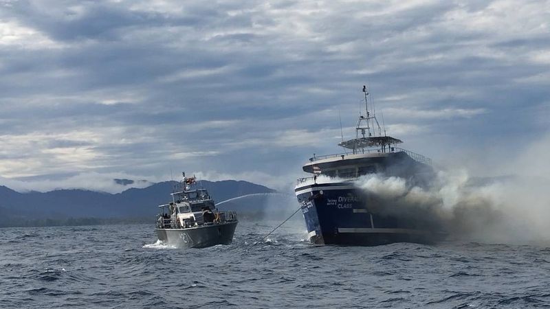 Россиян не было на борту сгоревшего в Андаманском море дайв-бота