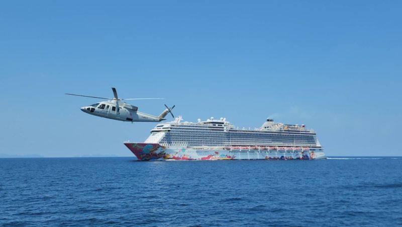 Лайнер Genting Dream принял участие в учениях с пхукетскими моряками