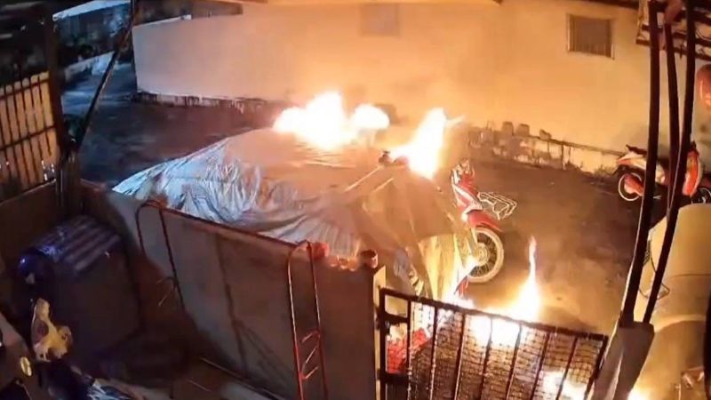 Житель Пхукета арестован за поджог автомобиля бывшей жены